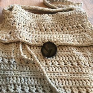 Vintage, handmade crochet purse.